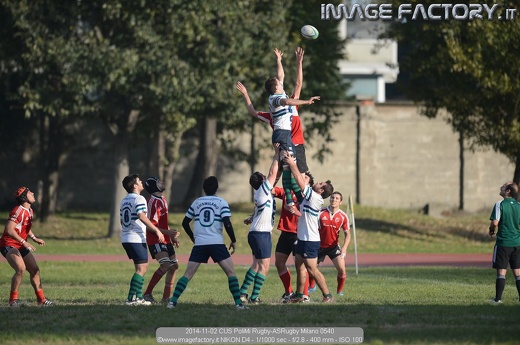 2014-11-02 CUS PoliMi Rugby-ASRugby Milano 0540